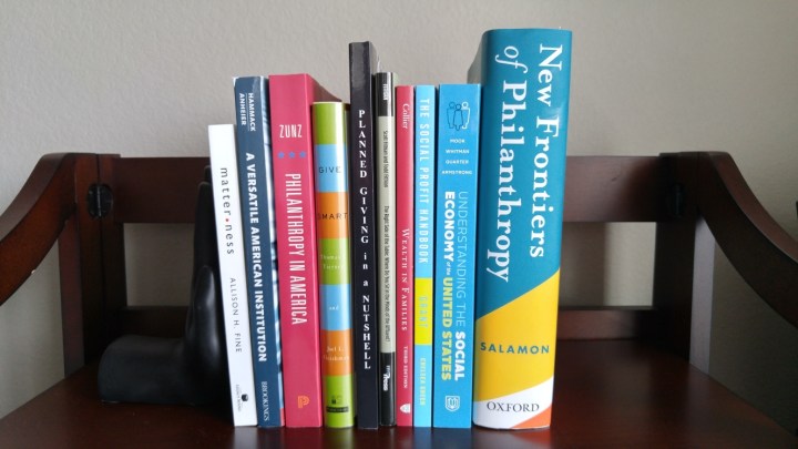 Philanthropy Bookshelf Additions